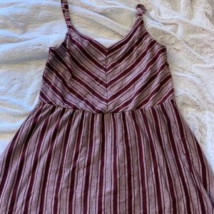 Maroon casual dress